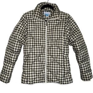 Columbia Women’s Down Coat Houndstooth Print (Icy Heights)